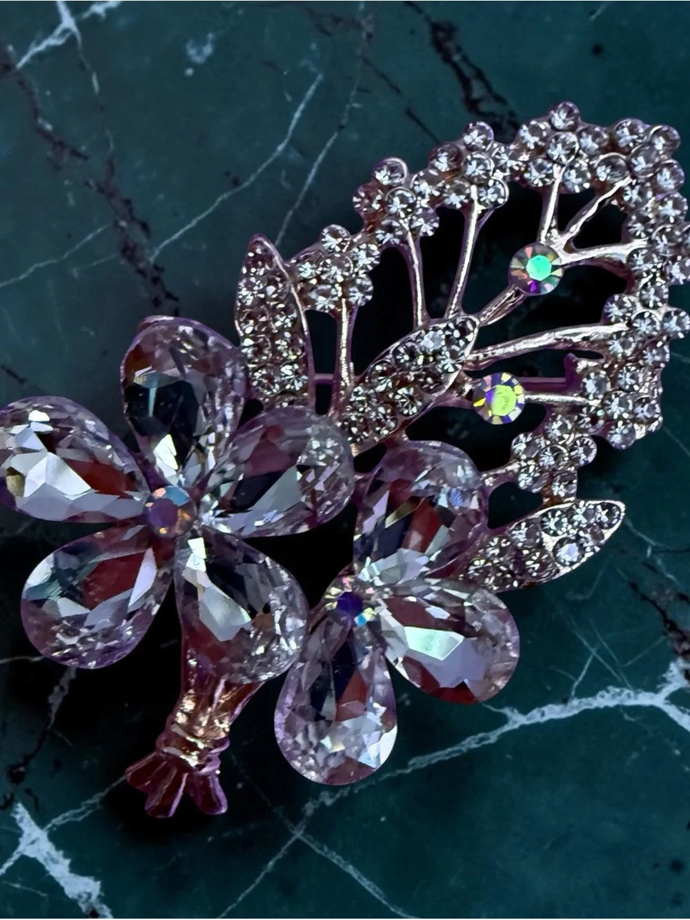 Assorted Women’s Jewelry Brooch Pin - Gold & Multicolor Accents. You get one